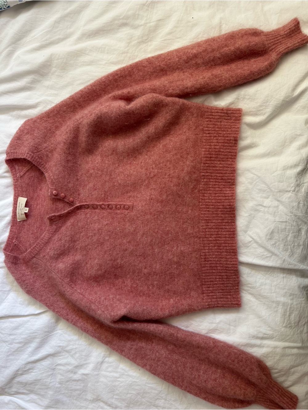 Sézane pink sweater - Picture 2 of 7